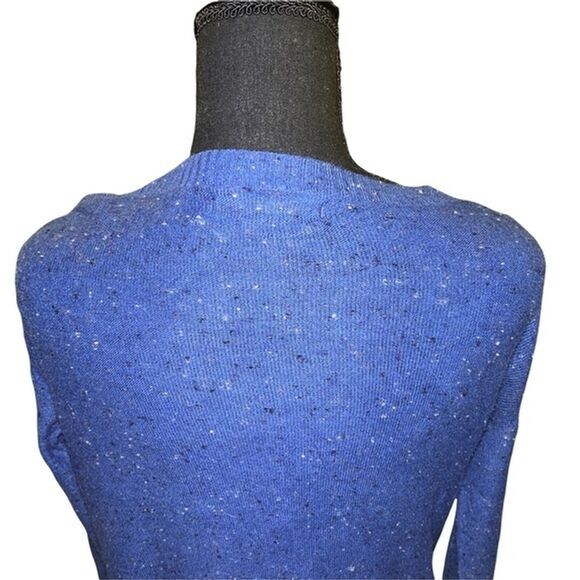 Rubbish Royal Blue Angora Rabbit Lightweight Long Sleeve Sweater Extra Small XS - Picture 7 of 12